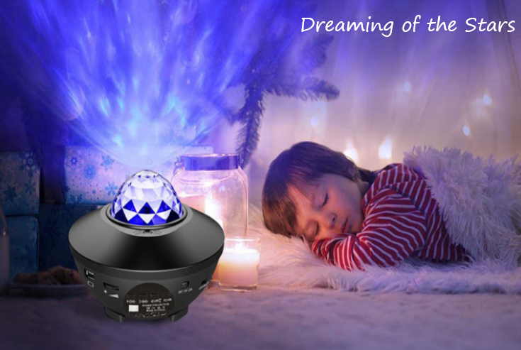 Nebula Cloud Galaxy Projector with Ocean Wave Music – Stuffible