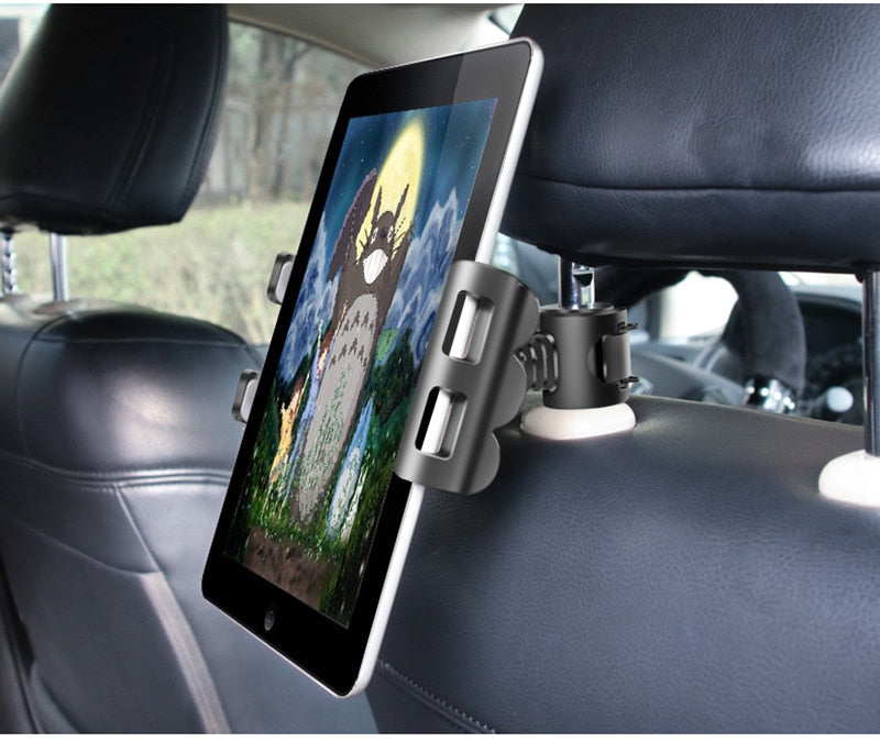 Easy Attach iPad Headrest Mount - 360 Degree Mount – Stuffible