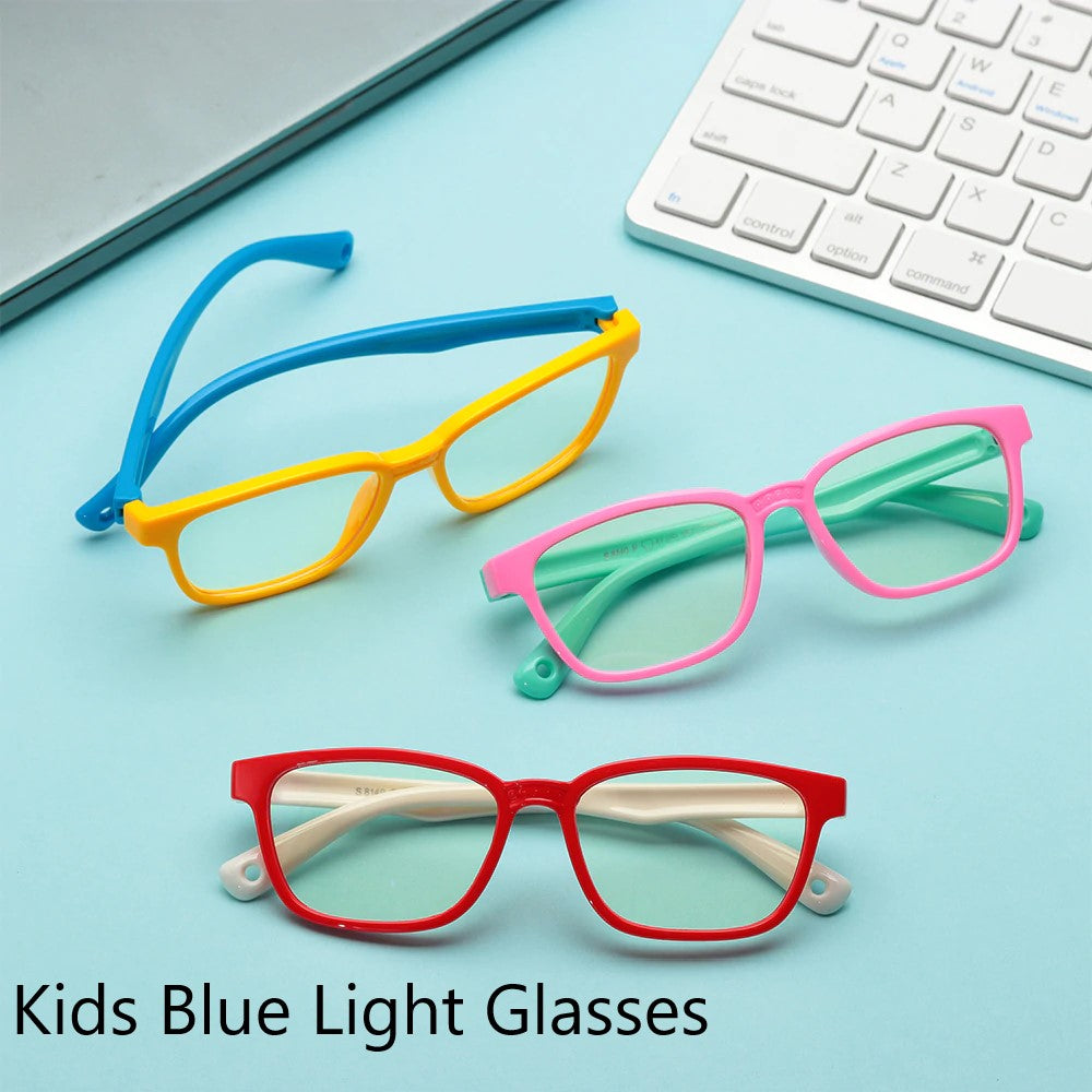 Kids Flexible Frame Blue Light Blocking Glasses