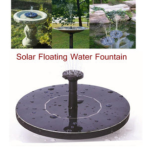 Solar Panel Water Fountain