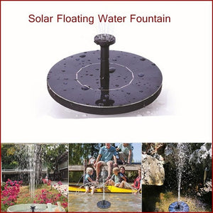 Solar Panel Water Fountain