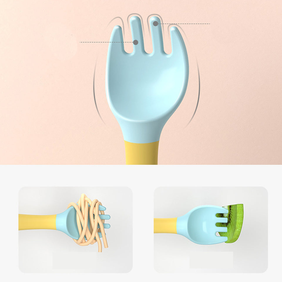 Learn To Eat Bendable Cutlery