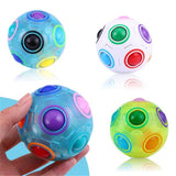 Antistress Cube Rainbow Ball Puzzle
