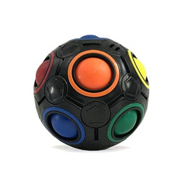 Antistress Cube Rainbow Ball Puzzle