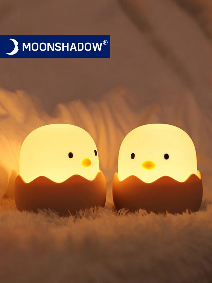 Adorable Little Chick Led Soft Silicone Touch Night Light