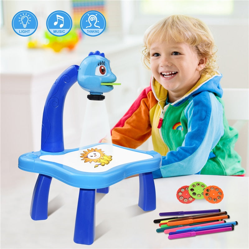 Kid Toys,Drawing Projector Table For Kids Trace and Draw Projector